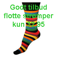 Strømper flerfarvet