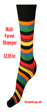 multi farvet stromper