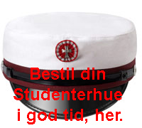 Bestil studenterhue i god tid