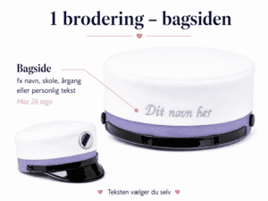 STU uddannelses hue med 1 brodering