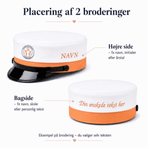 FOA - PAU Uddannelses Hue inkl. 2 broderinger
