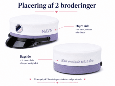 STU Hue inkl. 2 broderinger