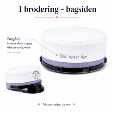 FOA - SOSU Hjælper Uddannelses Hue Inkl. 1 brodering