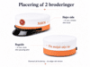 PAU hue med 2 broderinger